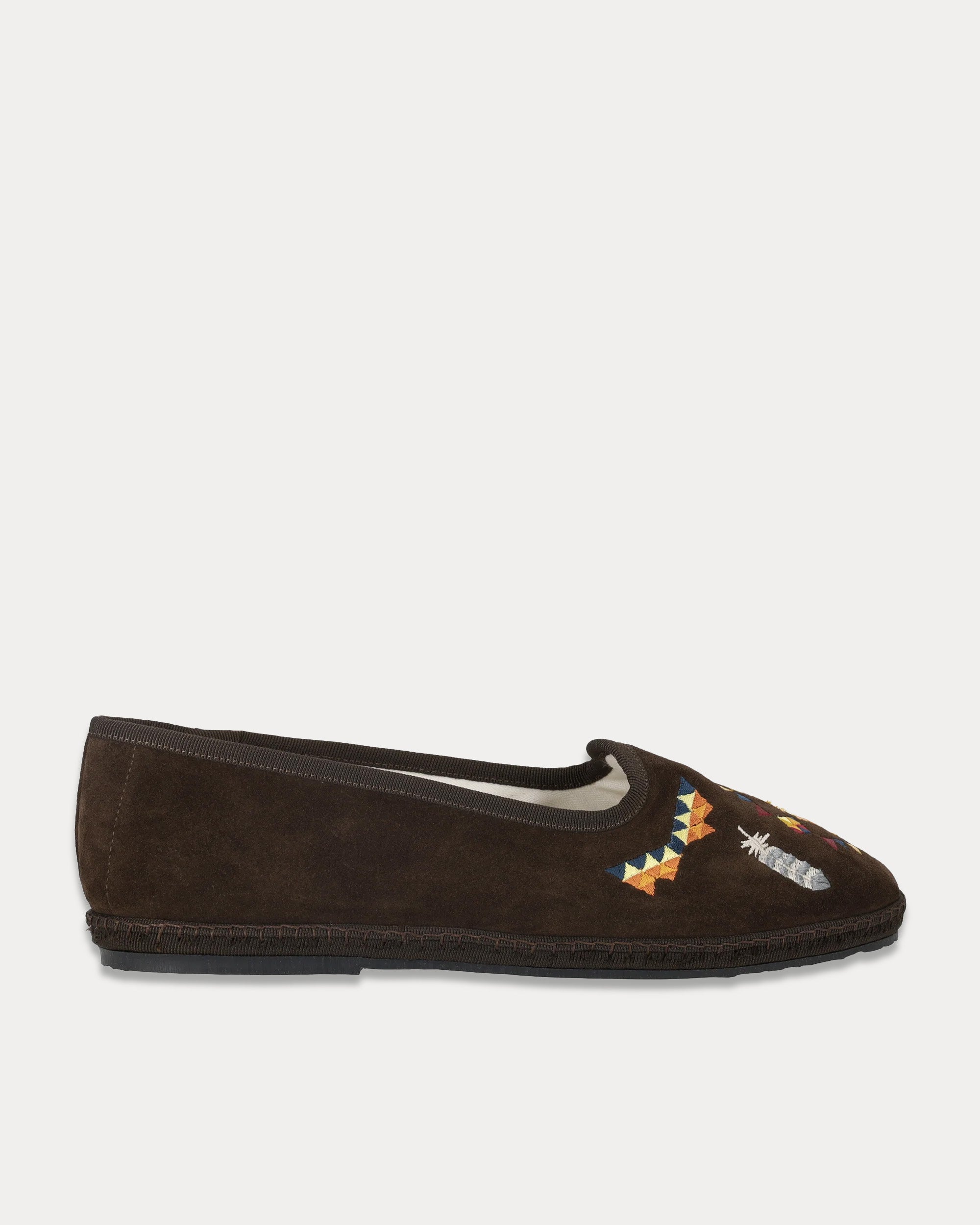 Frutate Embroidered Suede Friulane