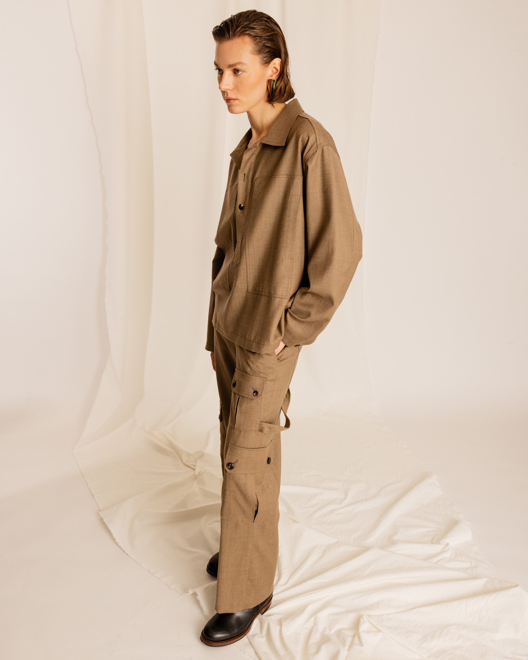 Fuego Overshirt In Fresco Lana