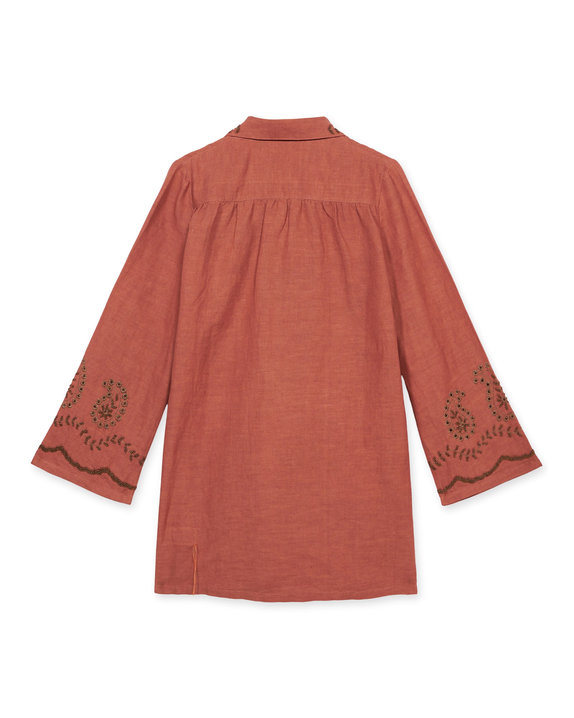 Genevieve Abito Midi in Cotone Ricamato