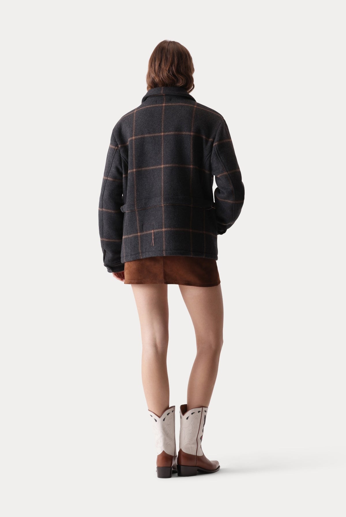 George Checkered Wool Jacket