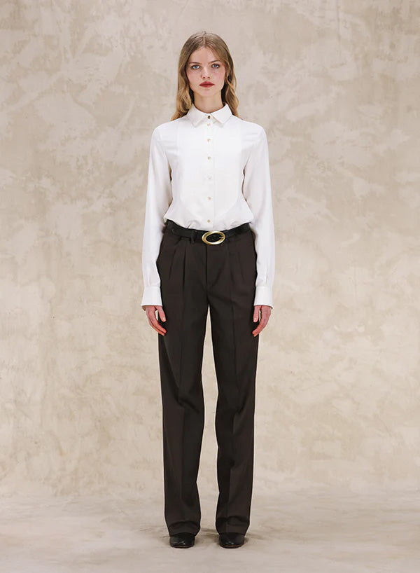 Ginette Camicia Smoking In Seta