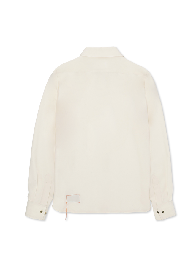 Ginette Silk Smoking Shirt