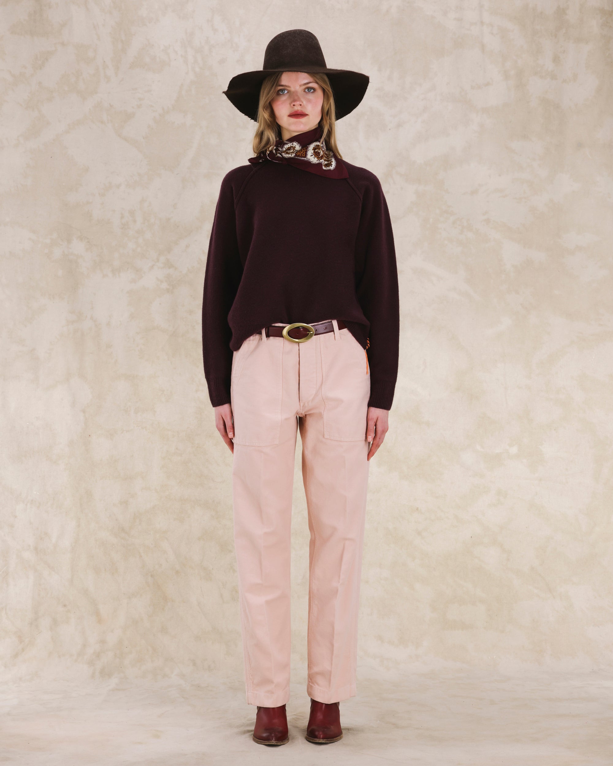 Harvard Maglia Girocollo In Lana con Maniche Raglan