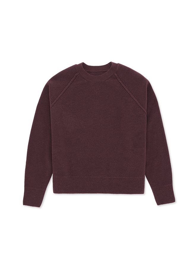 Harvard Maglia Girocollo In Lana con Maniche Raglan