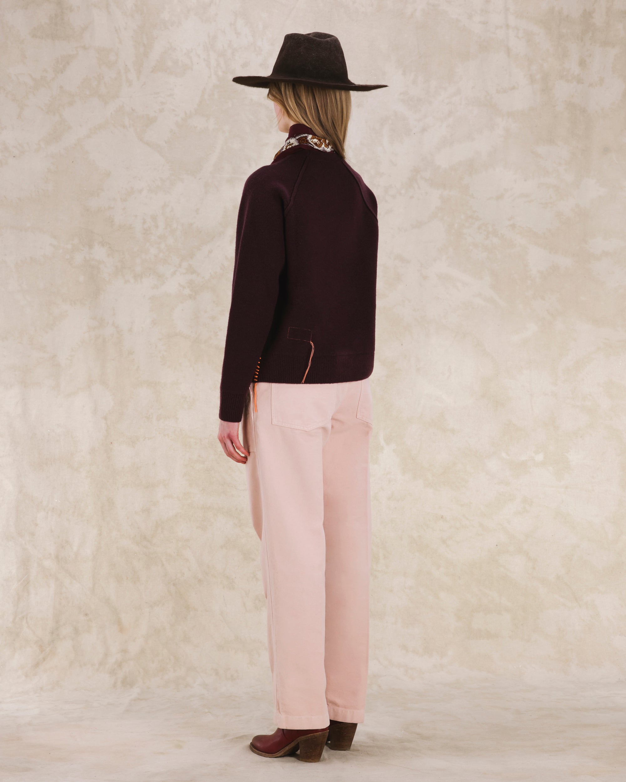 Harvard Maglia Girocollo In Lana con Maniche Raglan