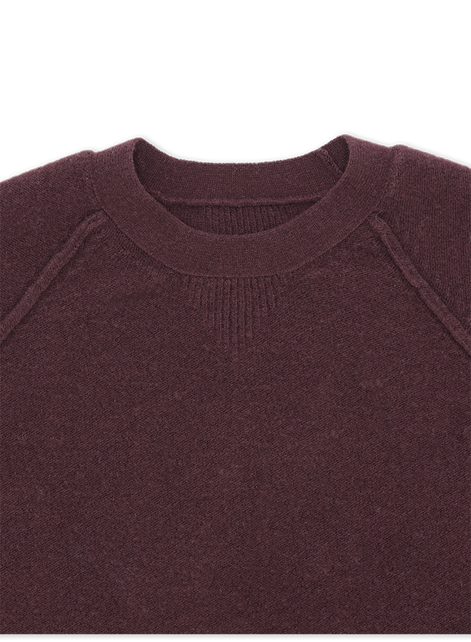 Harvard Maglia Girocollo In Lana con Maniche Raglan