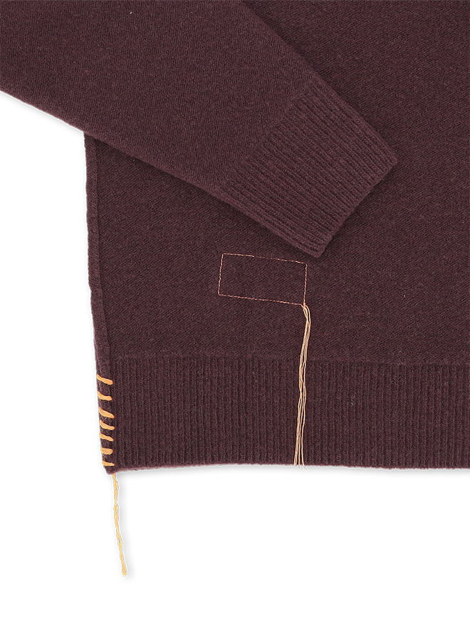 Harvard Maglia Girocollo In Lana con Maniche Raglan