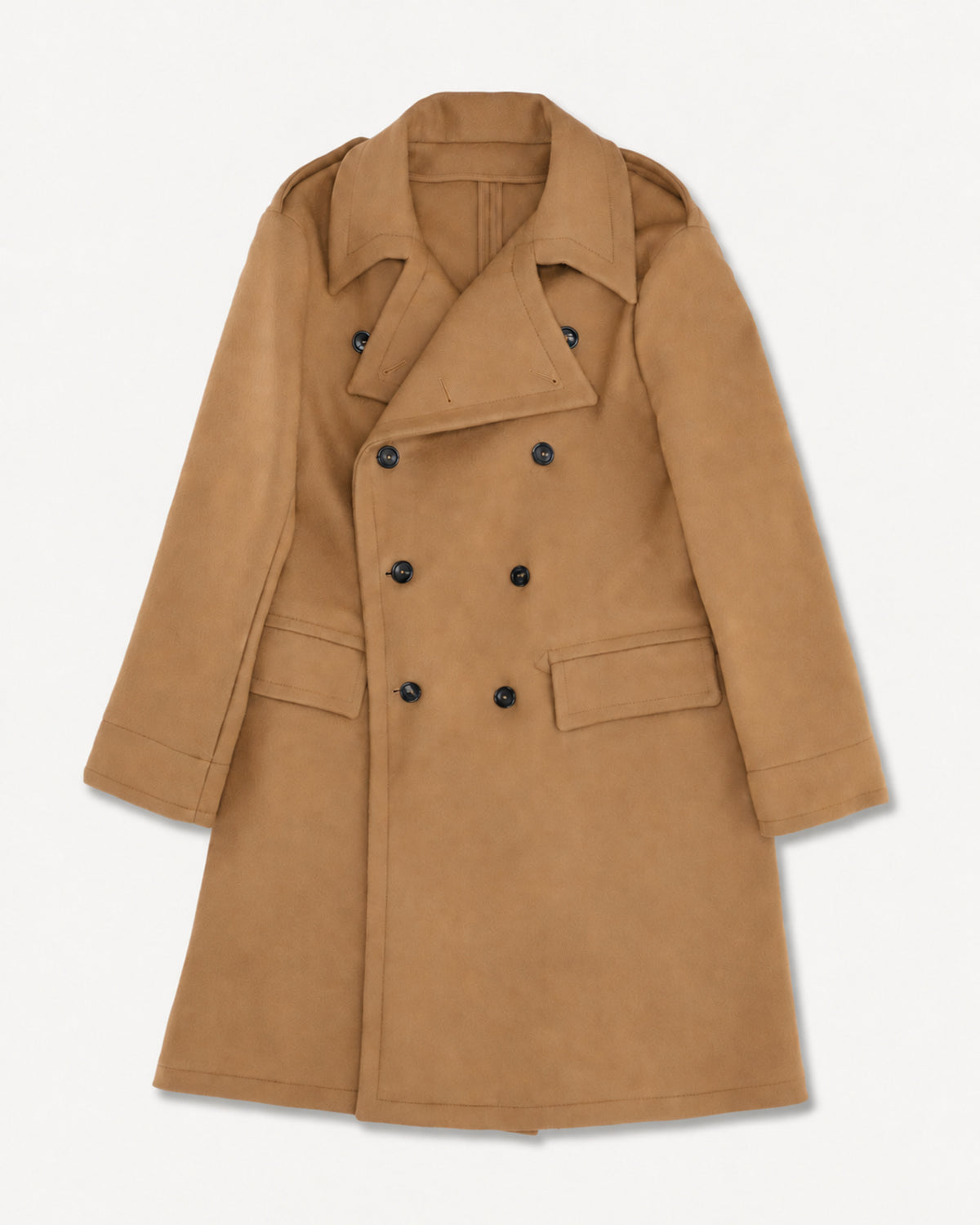Winston Cappotto Doppio Petto In Lana