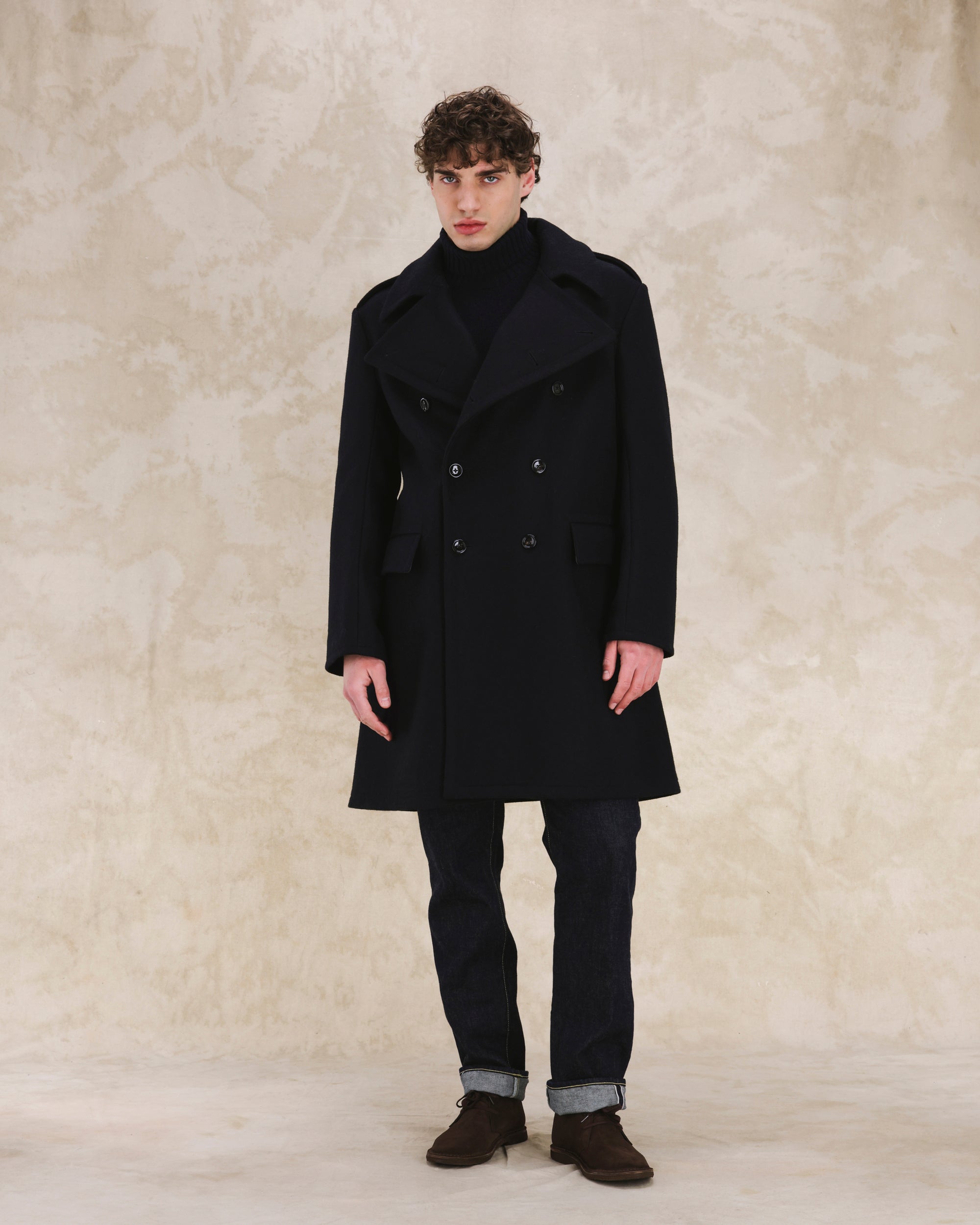 Winston Coat Double-breasted Wool