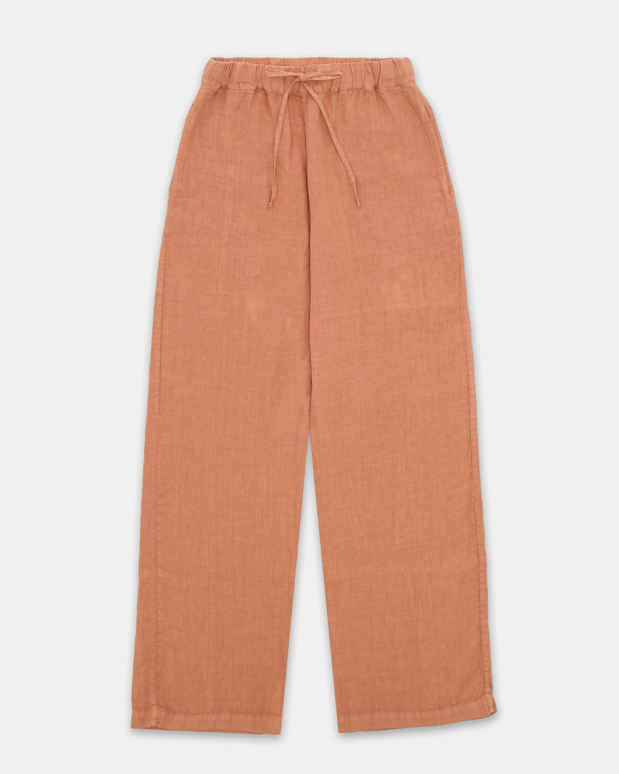 Jaleh Linen Pants With Drawstring