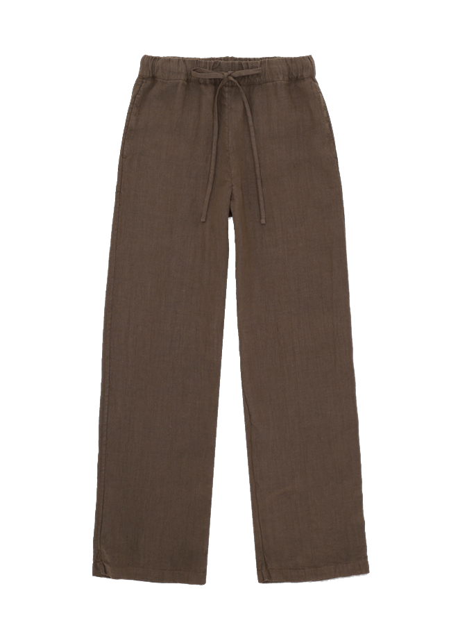 Jaleh Pantaloni Con Coulisse In Lino