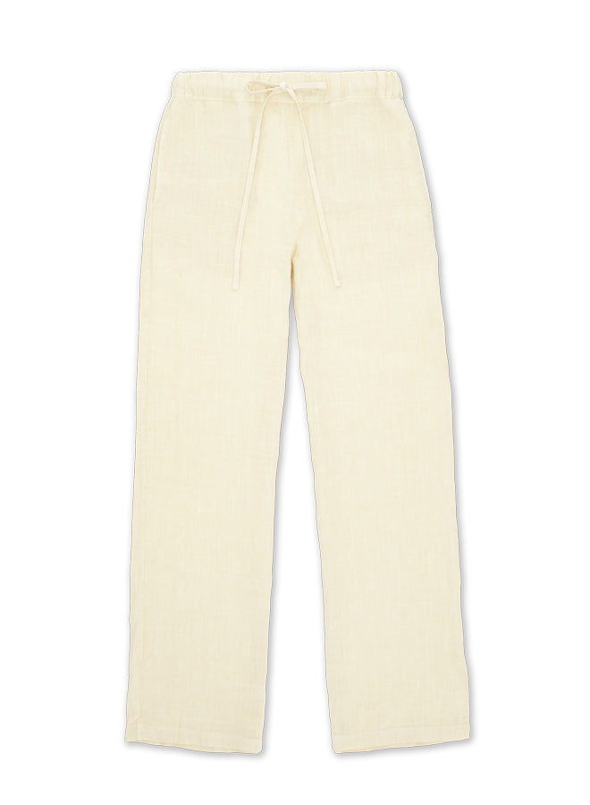 Jaleh Pantaloni Con Coulisse In Lino