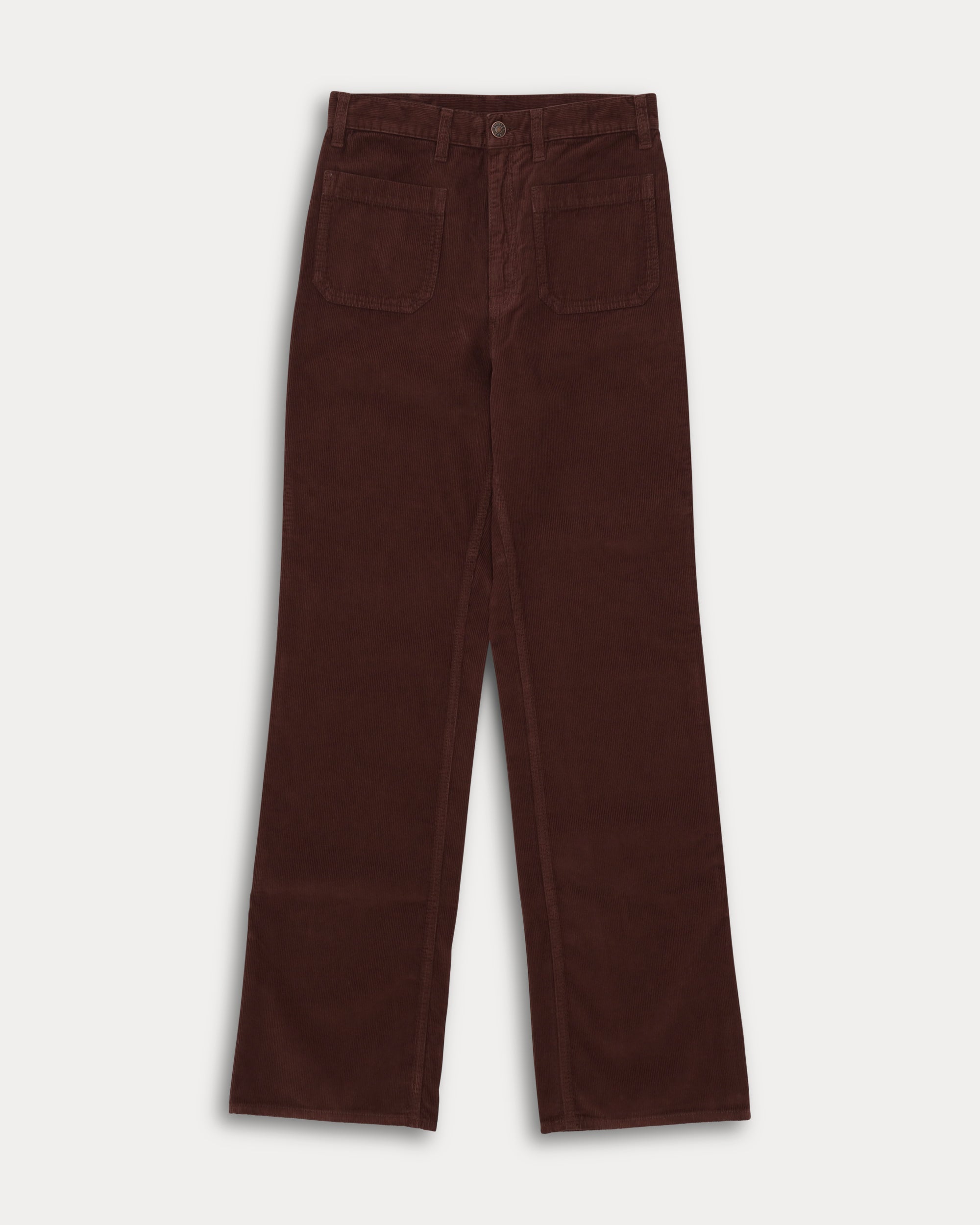Jane Pantaloni Bootcut In Velluto A Coste
