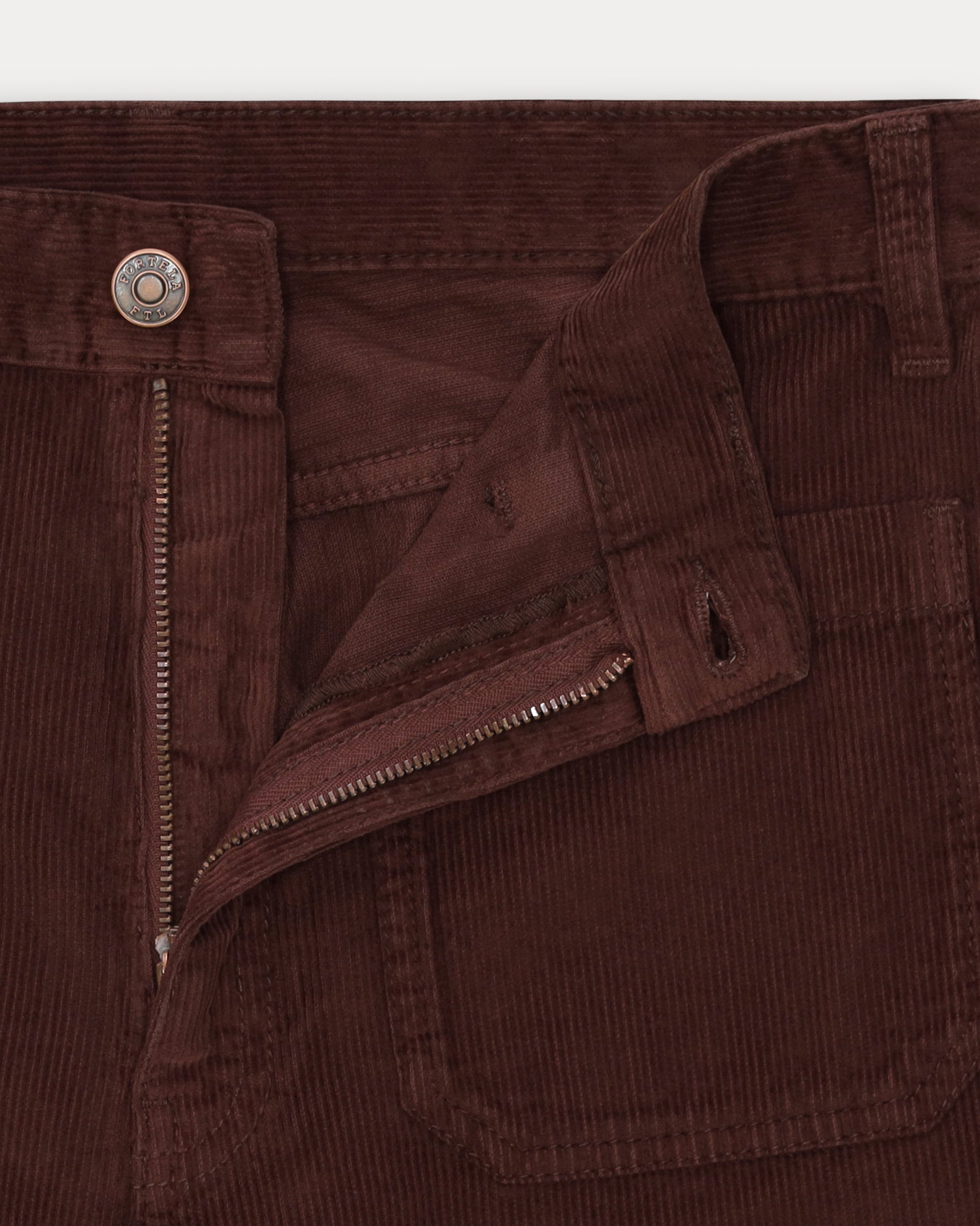 Jane Pantaloni Bootcut In Velluto A Coste