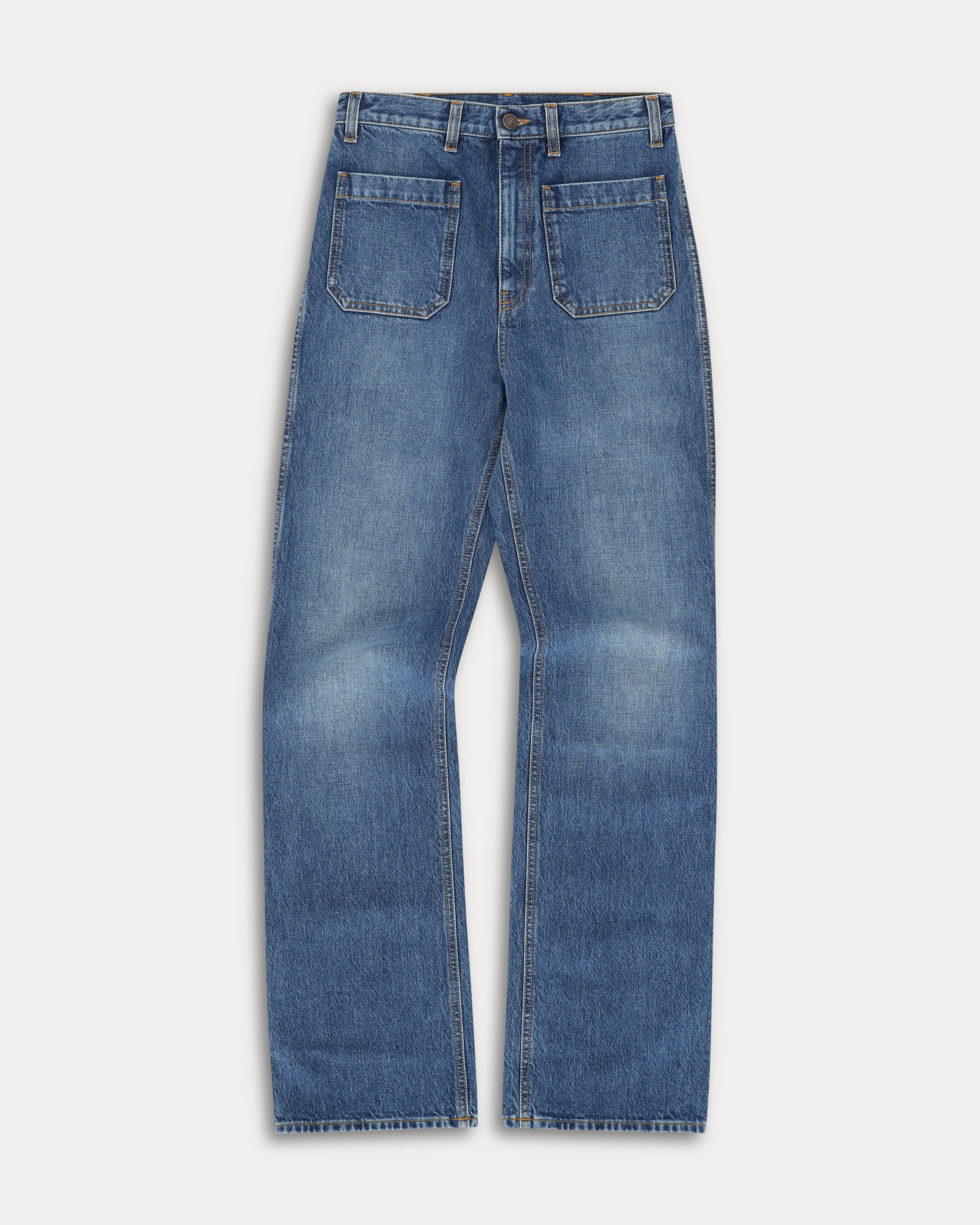 Jane Bootcut Denim Pants Stone Wash