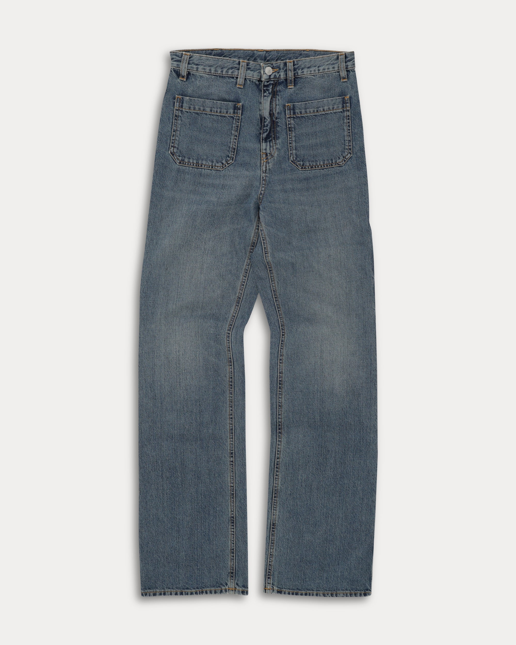 Jane Bootcut Denim Pants Stone Wash