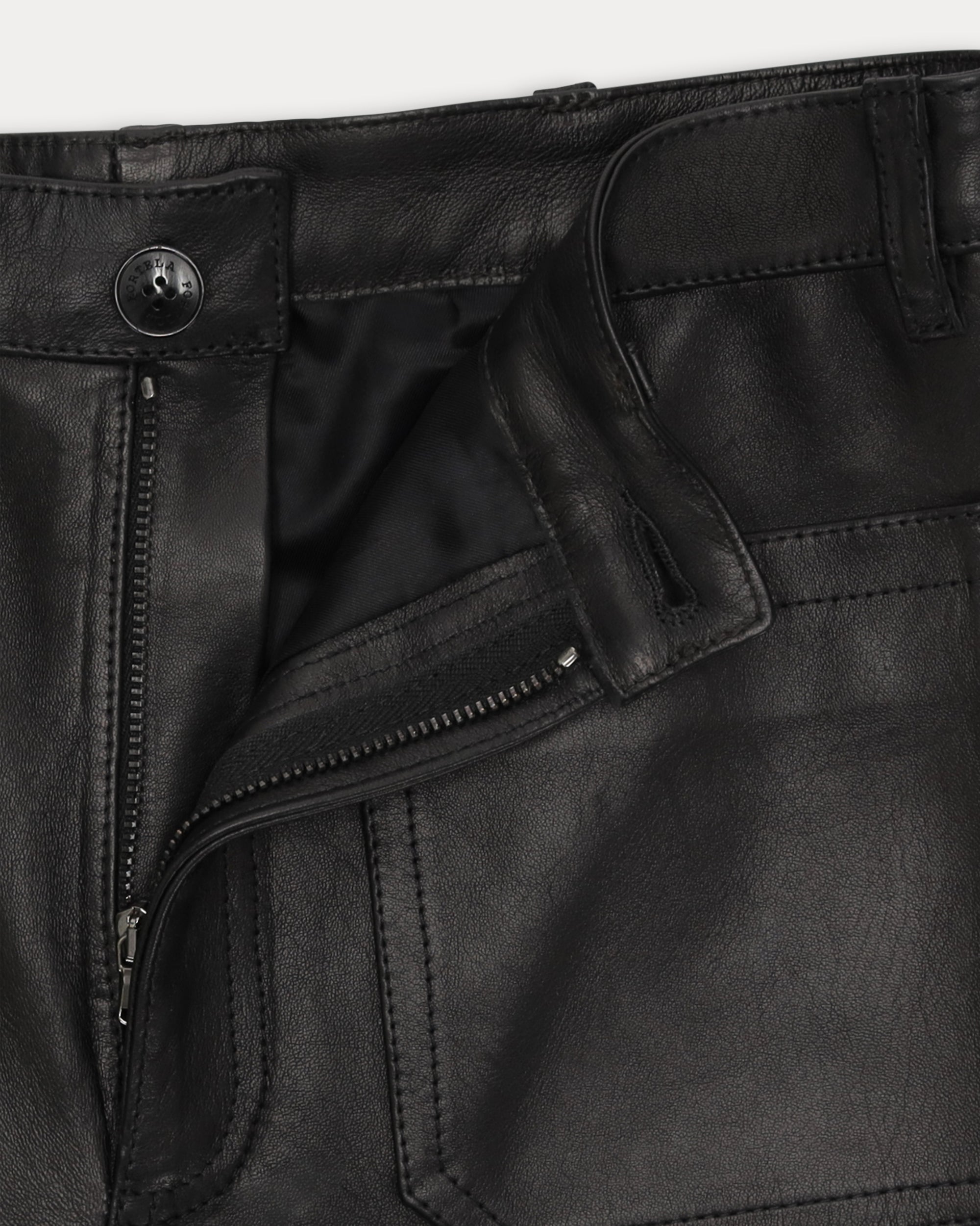 Jane Bootcut Nappa Trousers