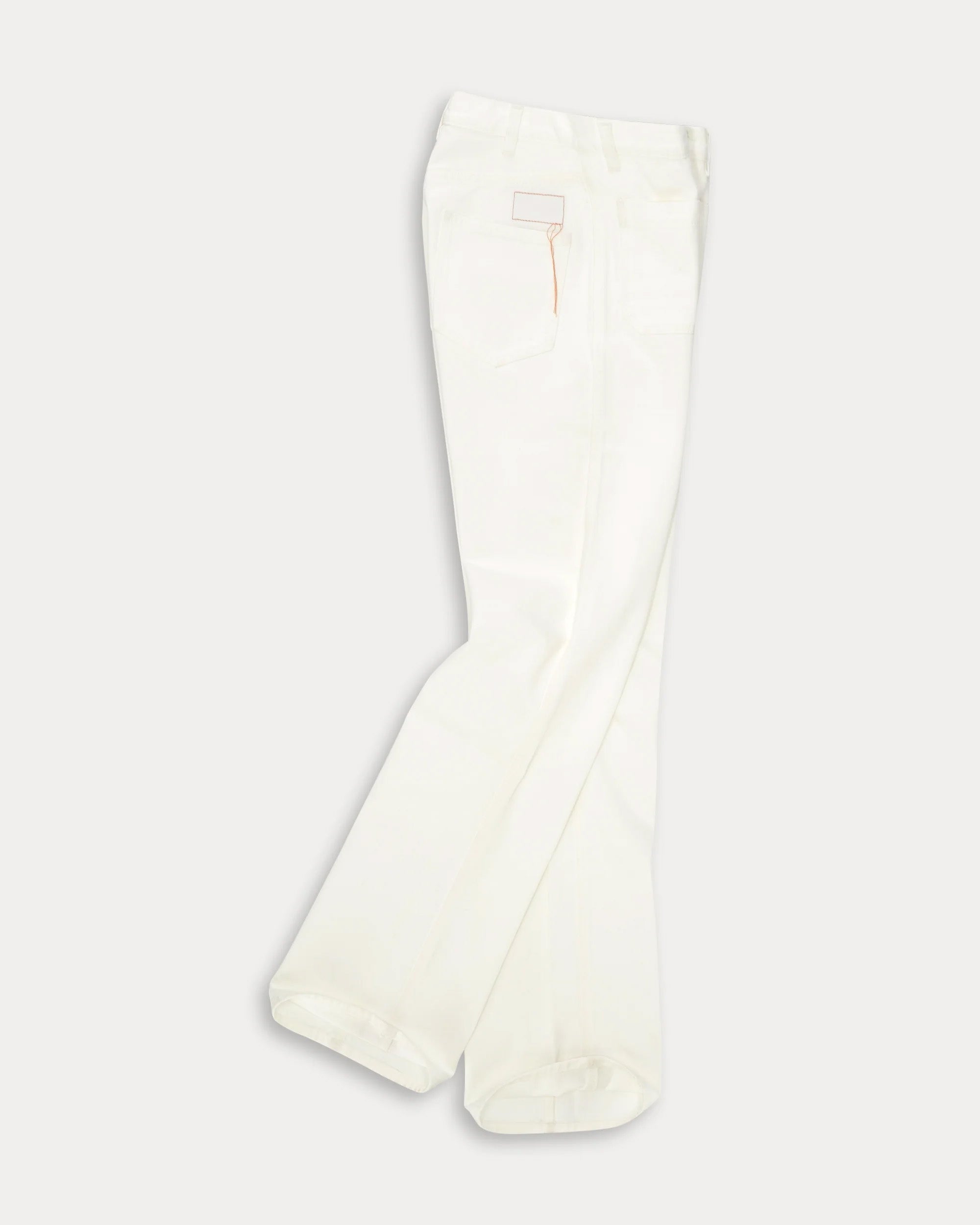Janej Bootcut Cotton Bull Pants White