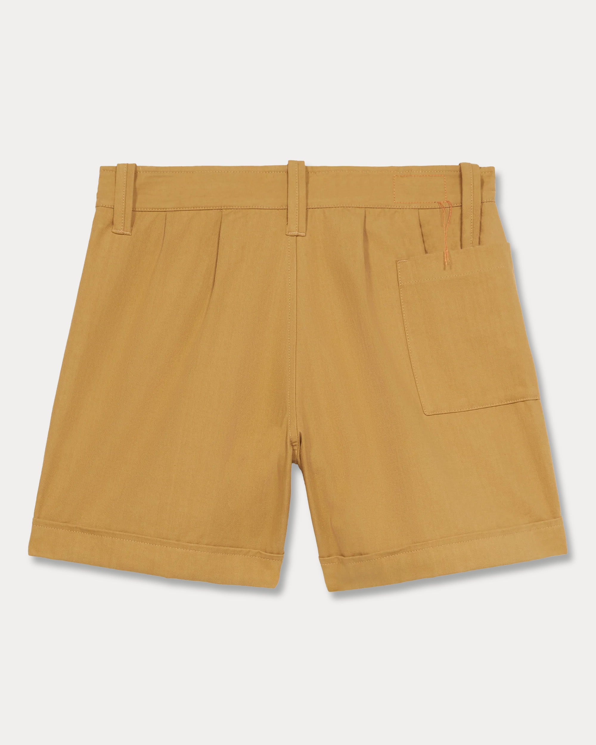 Jariah Pleated Cotton Twill Bermuda Shorts