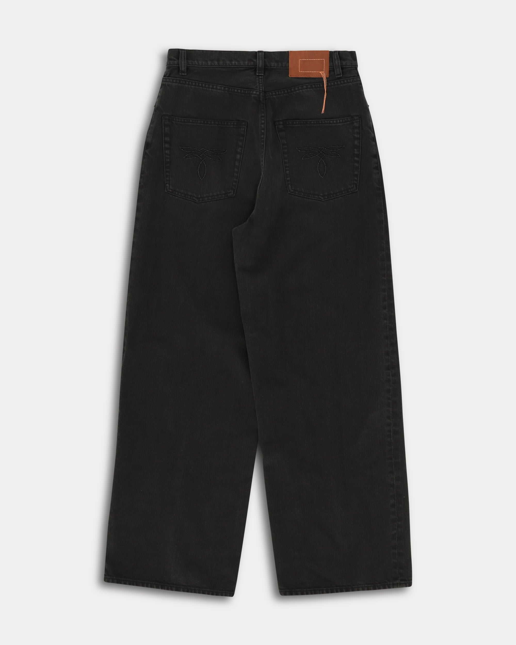 Jaron Wide Leg Trousers in Cotton Bull