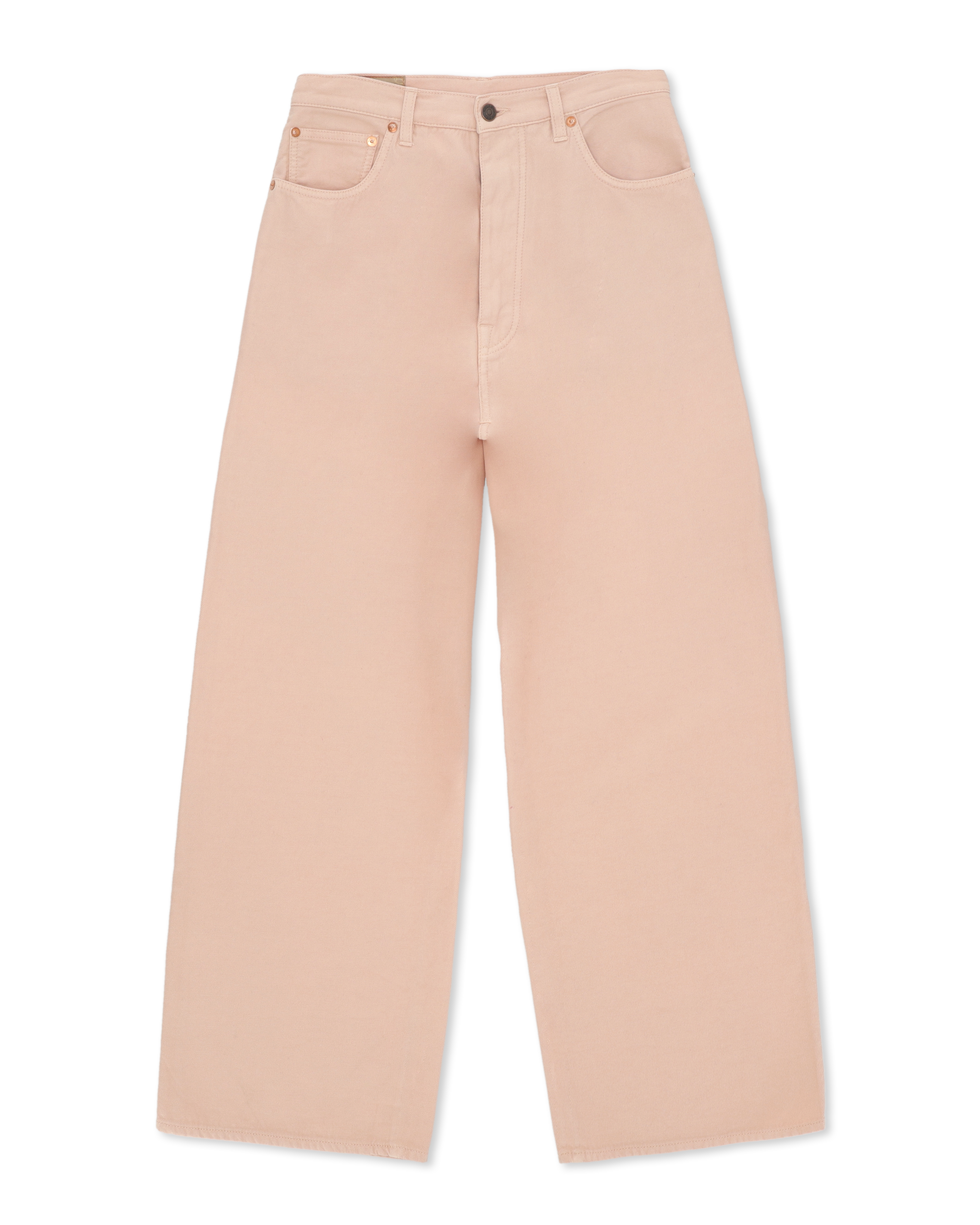 Jaron Pantaloni Gamba Ampia Lana E Cotone