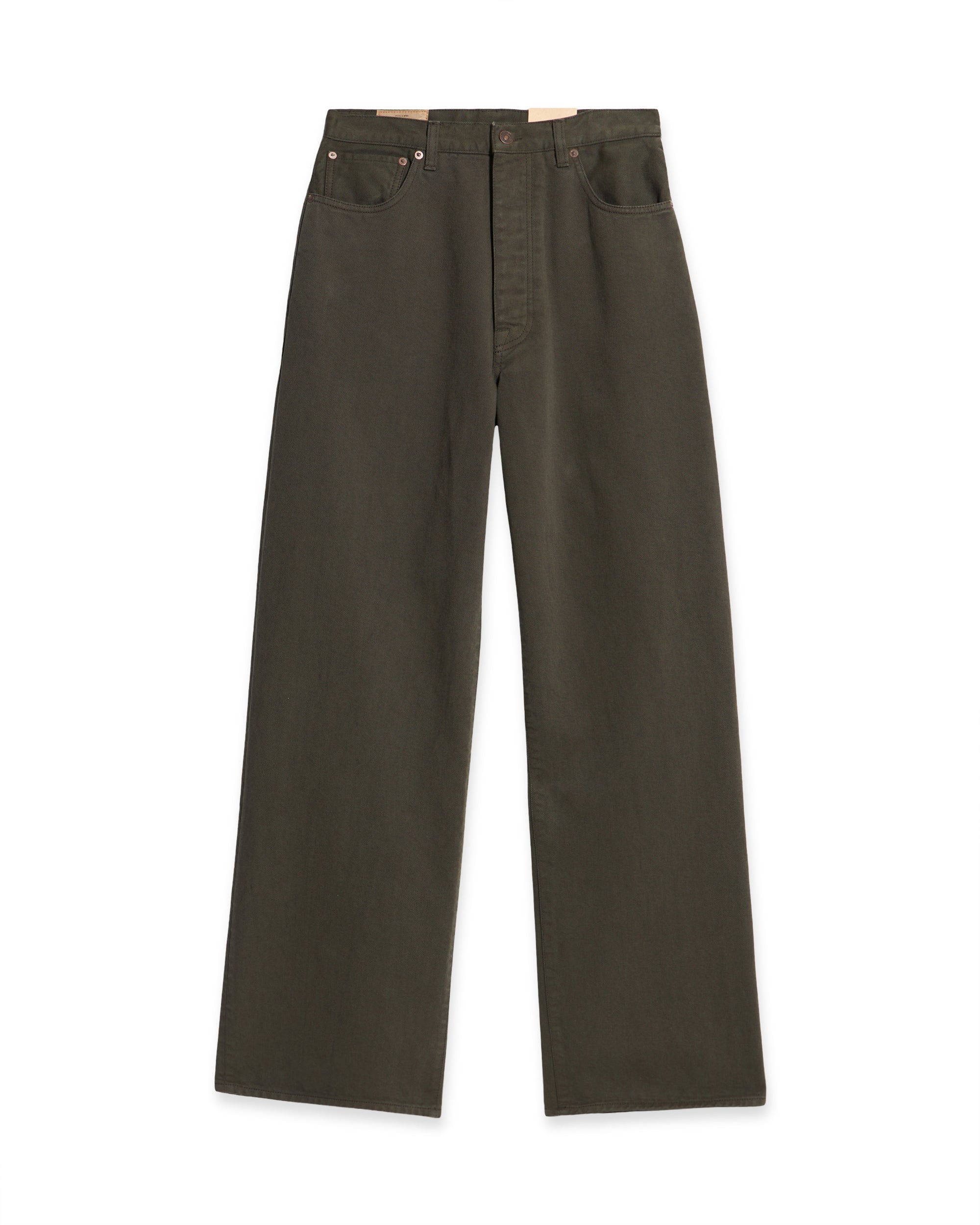 Jaron Pantaloni Gamba Ampia In Bull Di Cotone