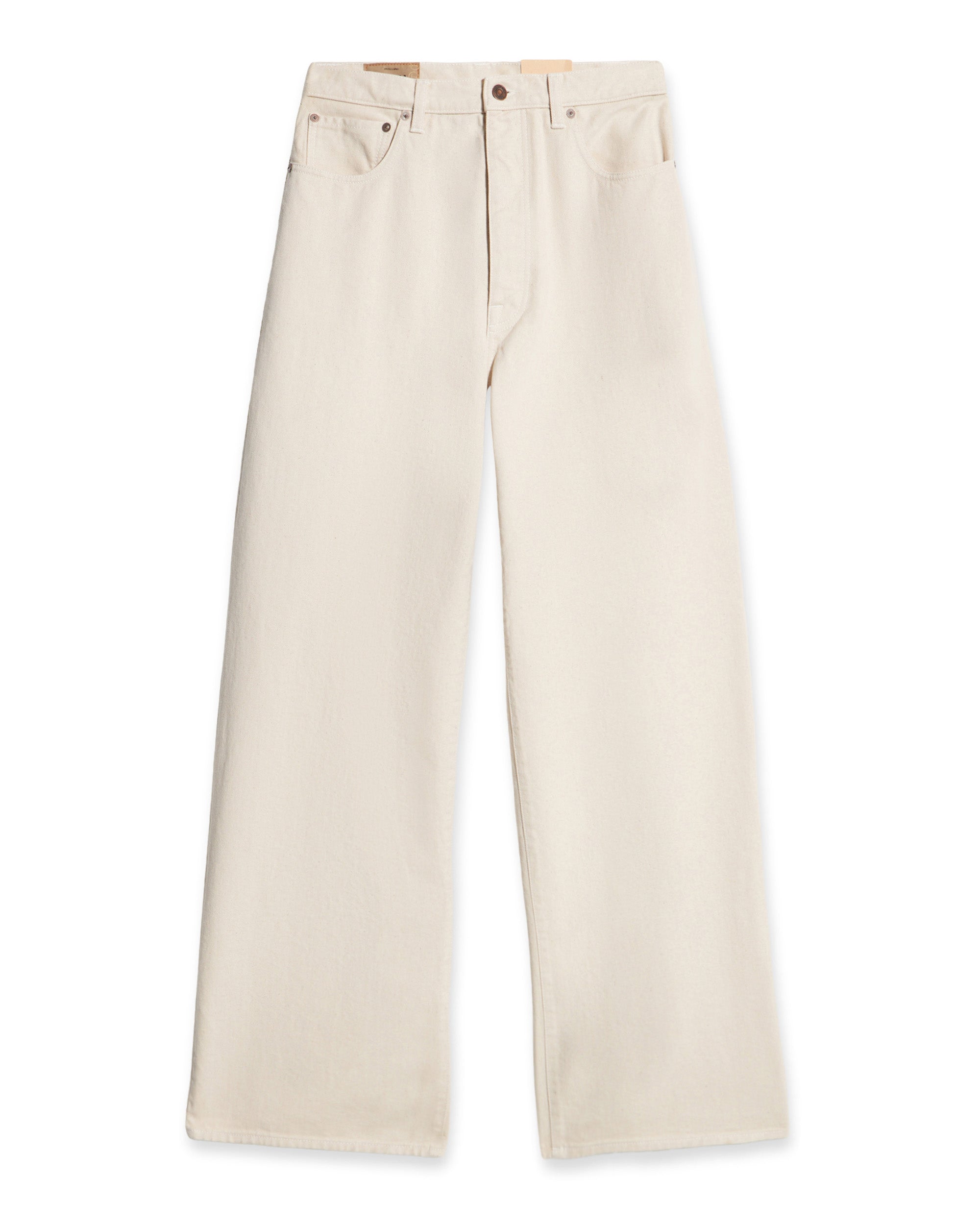 Jaron Pantaloni Gamba Ampia In Bull Di Cotone