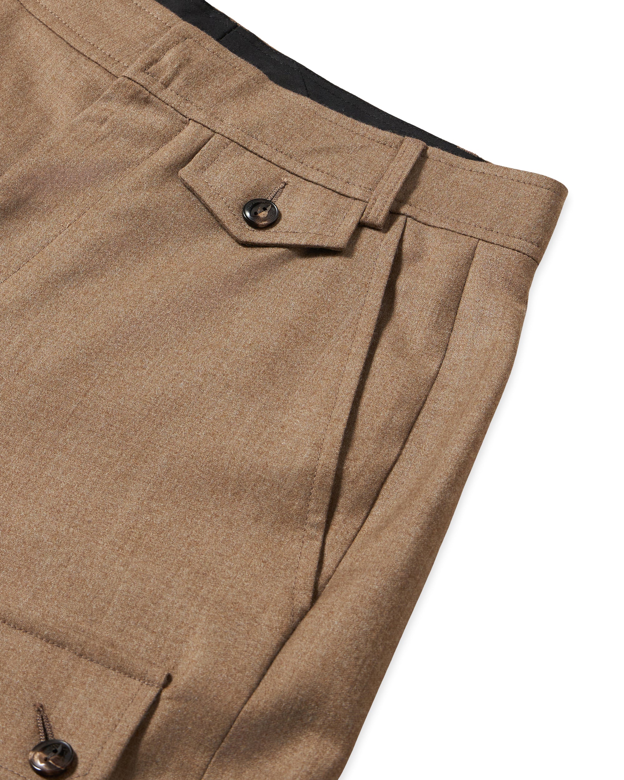 Jayda Pantaloni Militari Cargo In Fresco Lana