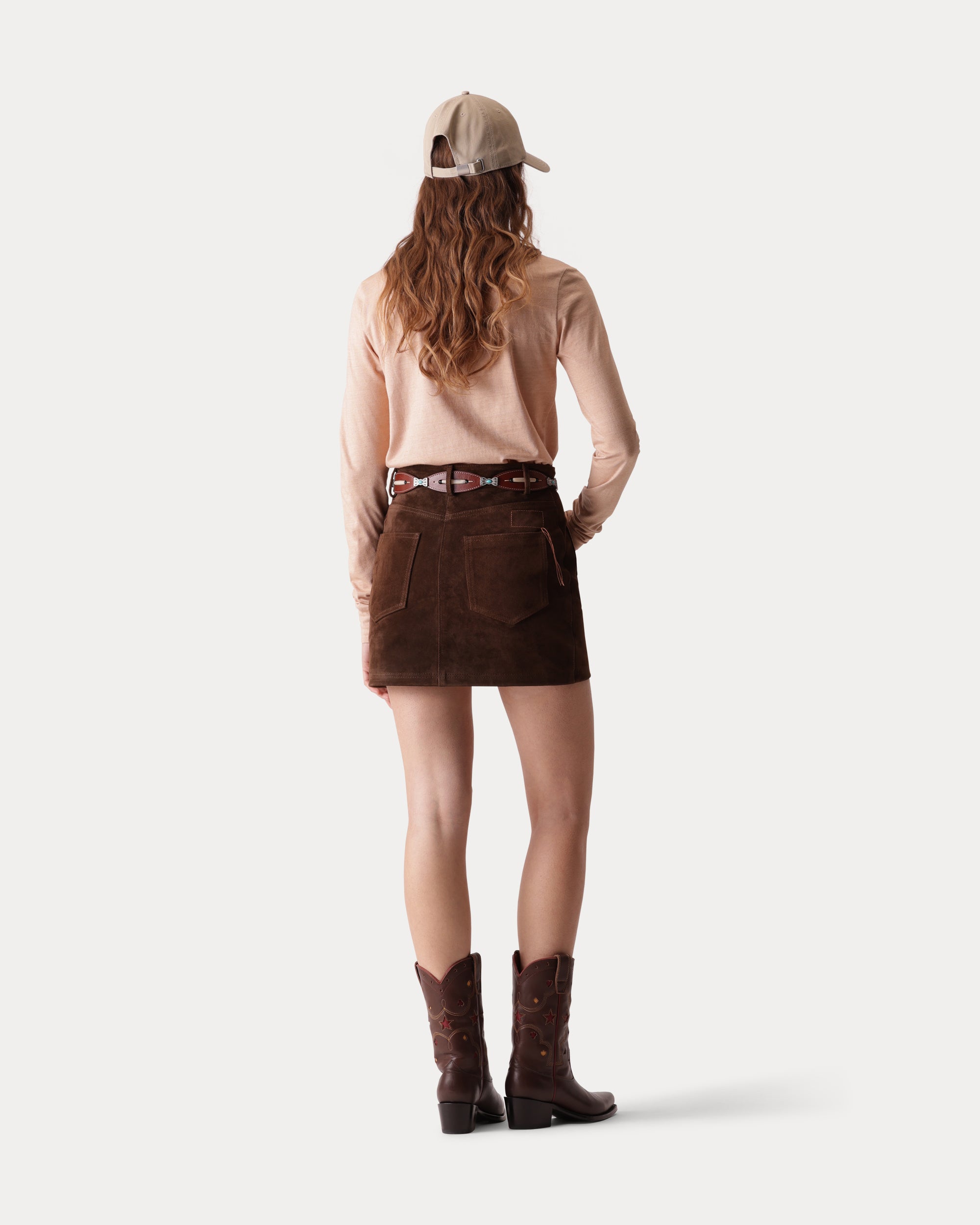 Jenny Suede Mini Skirt