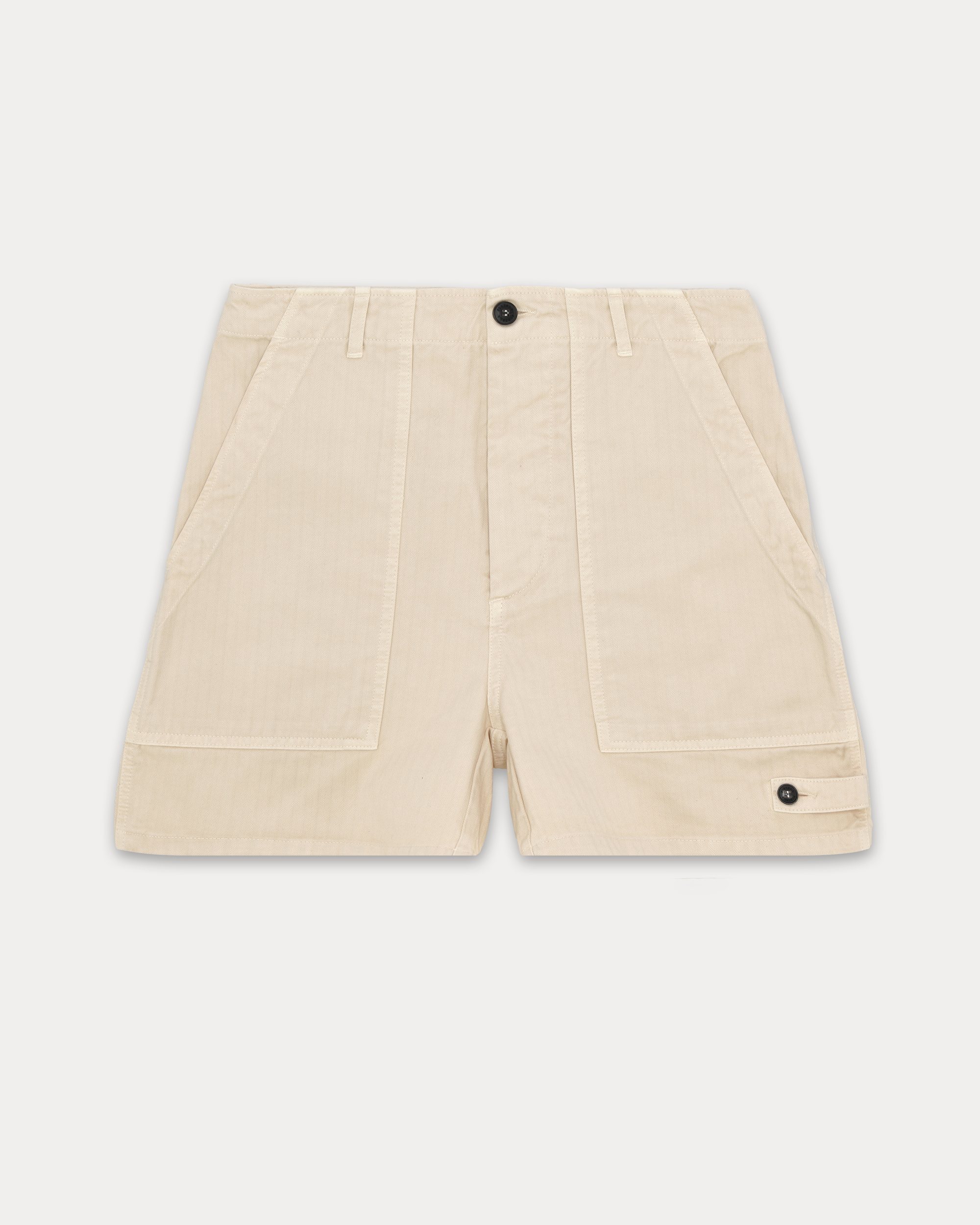 Jimt Shorts Fatigue In Herringbone Di Cotone