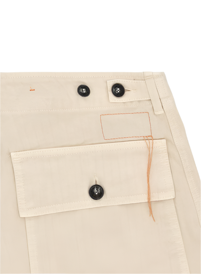 Jimt Shorts Fatigue In Herringbone Di Cotone