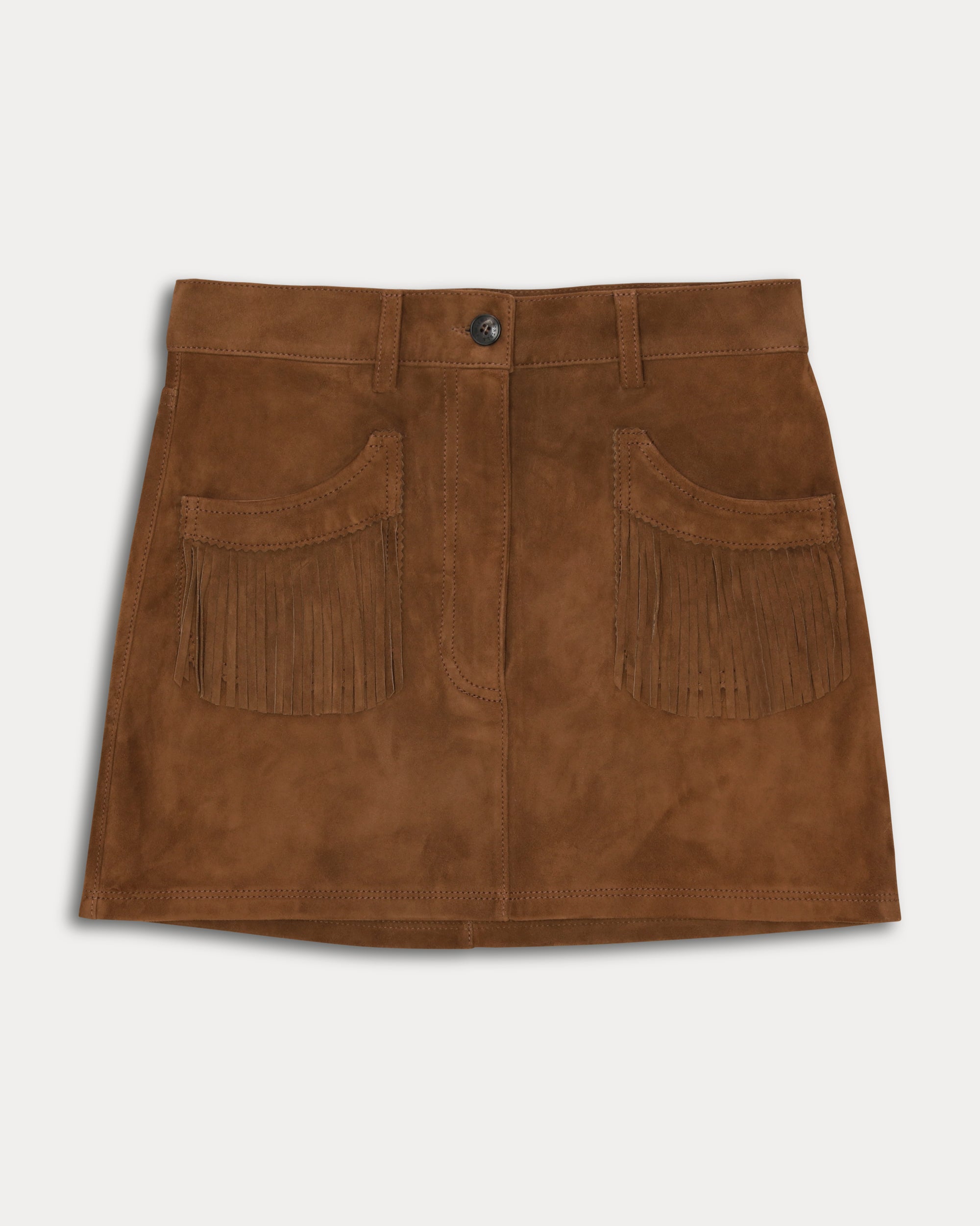 Jinger Suede Mini Skirt