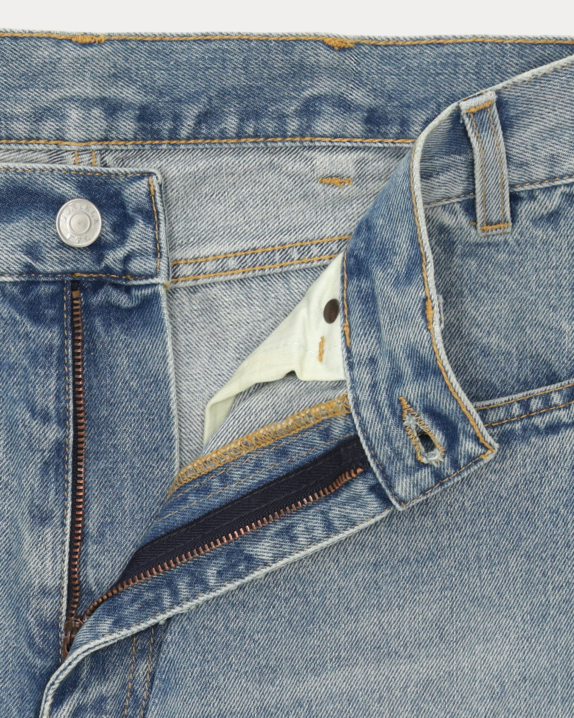 Juliettej Pantaloni 5 Tasche In Denim Stone Wash