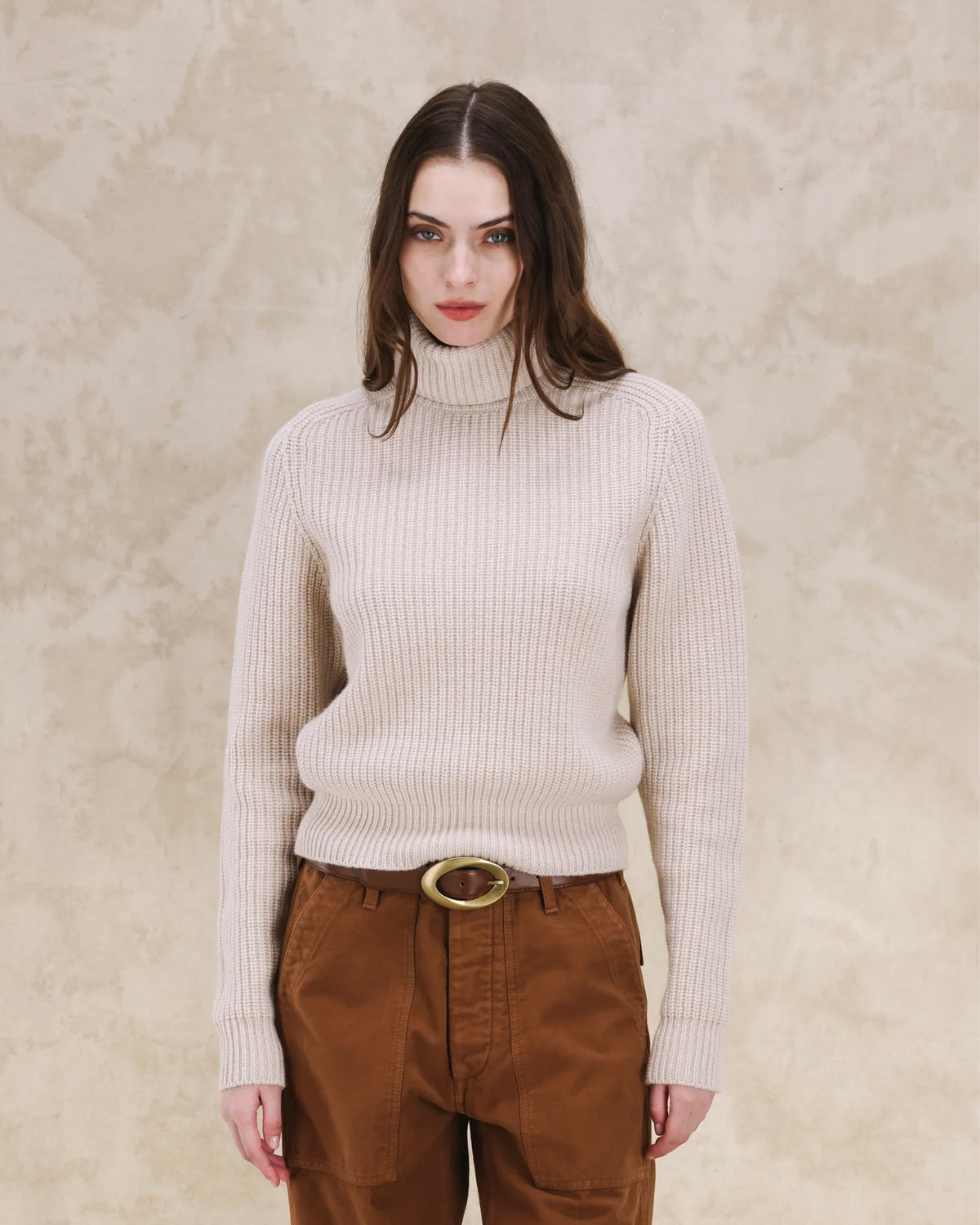 Laura Cashmere Turtleneck Sweater