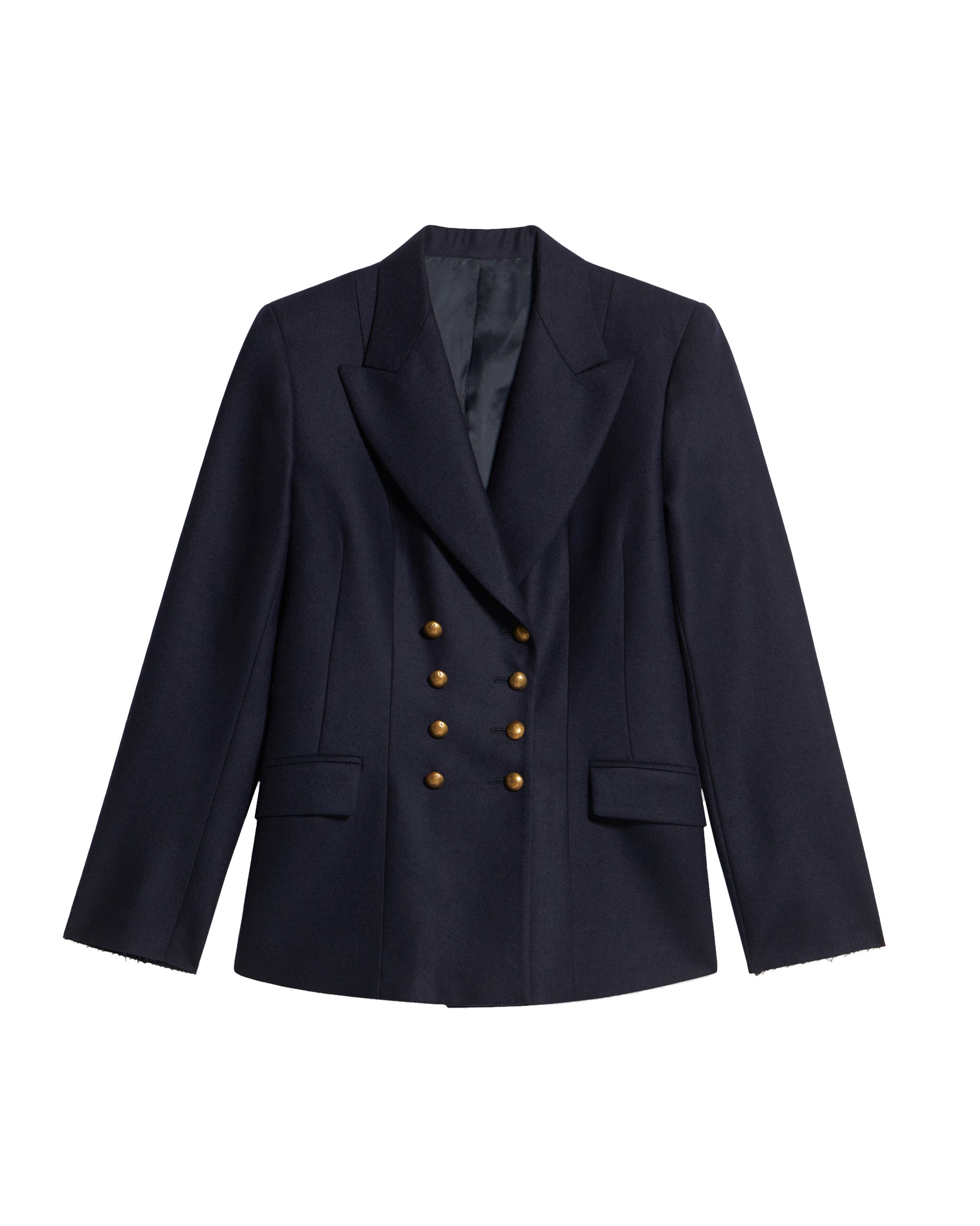 Laureen Giacca Classica Doppiopetto In Lana