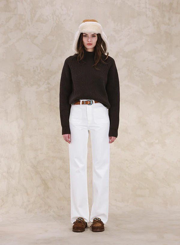 Leona Wool and Cashmere Turtleneck Sweater