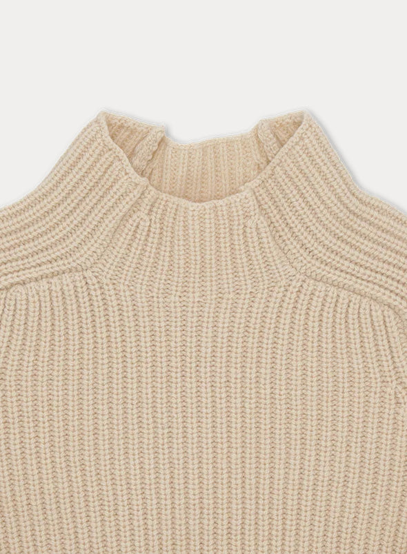 Leona Maglione Collo Alto Lana e Cashmere