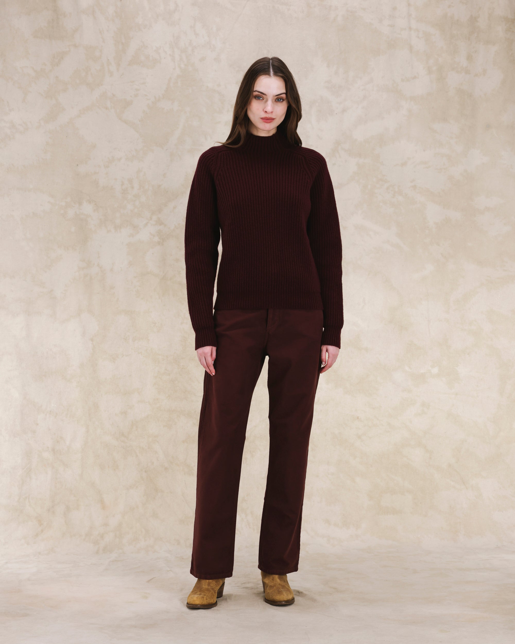 Leona Maglione Collo Alto Lana e Cashmere