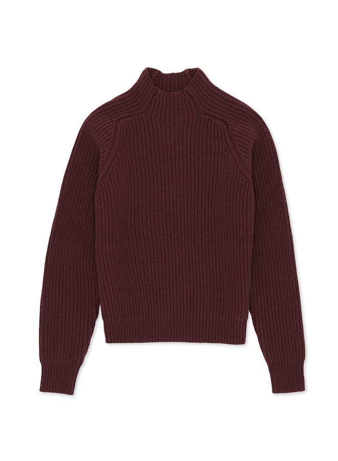 Leona Maglione Collo Alto Lana e Cashmere