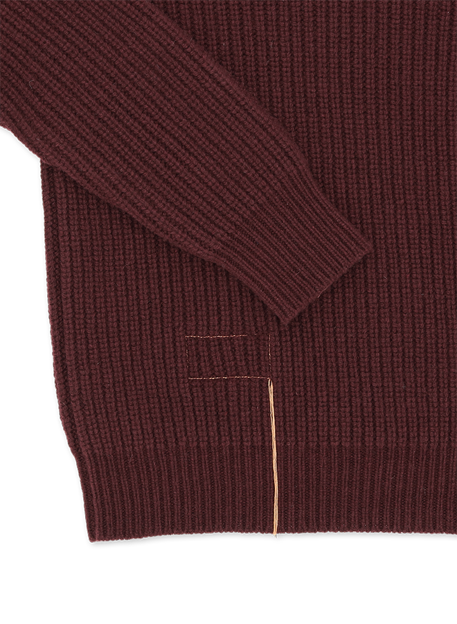 Leona Maglione Collo Alto Lana e Cashmere