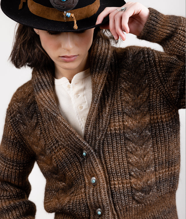 Lexi Cardigan in Lana Alpaca