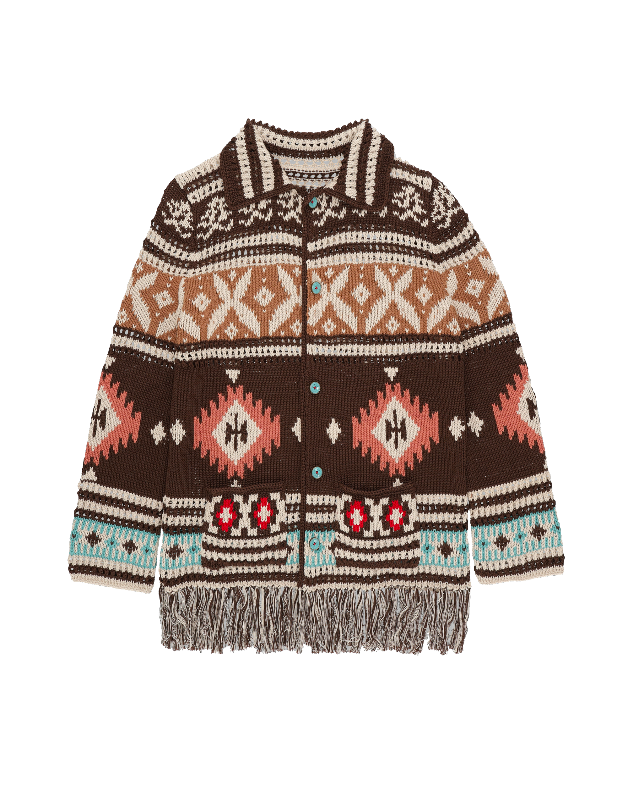 Lilly Cardigan Navajo Alpaca E Cotton