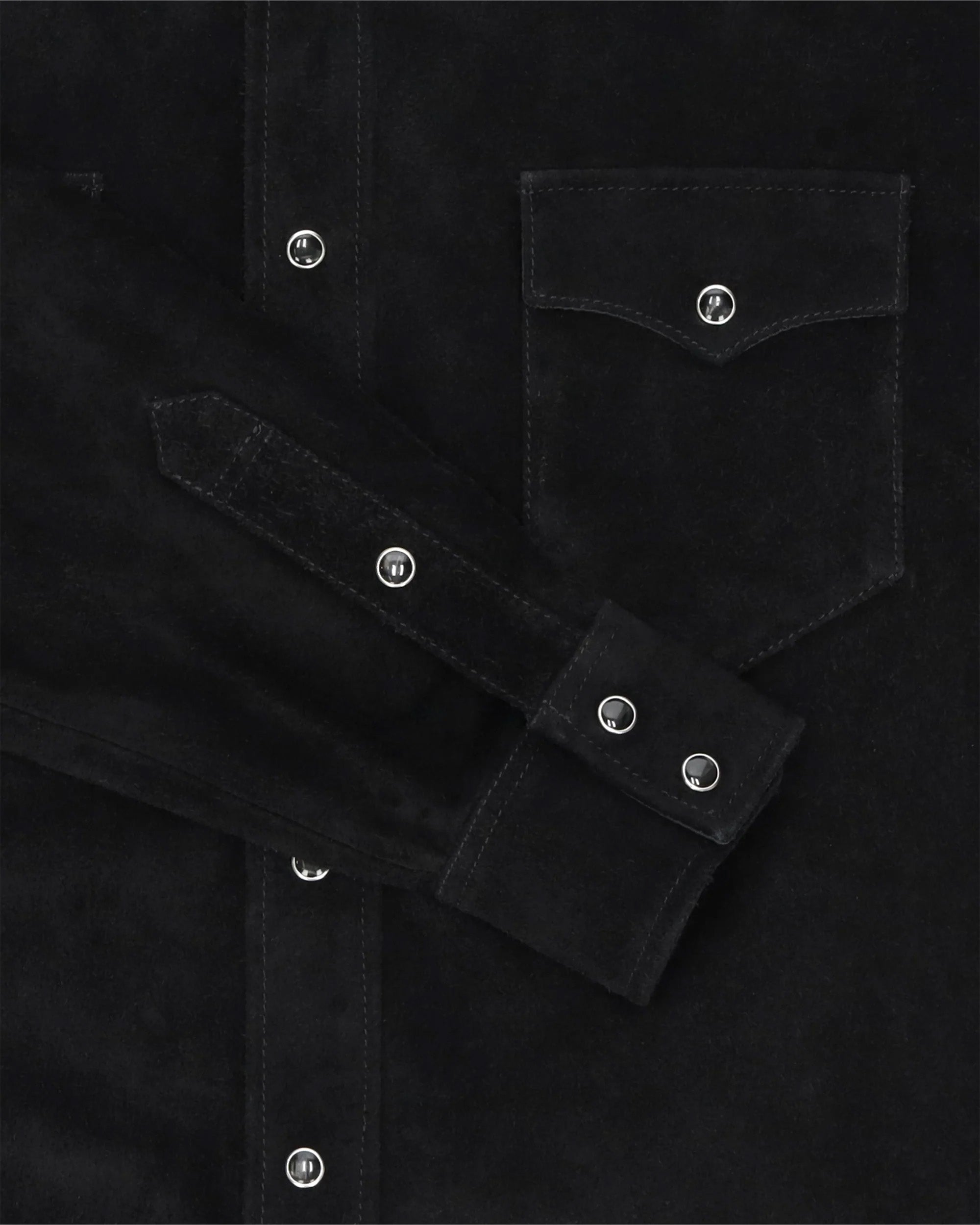 Linda Overshirt In Pelle Scamosciata