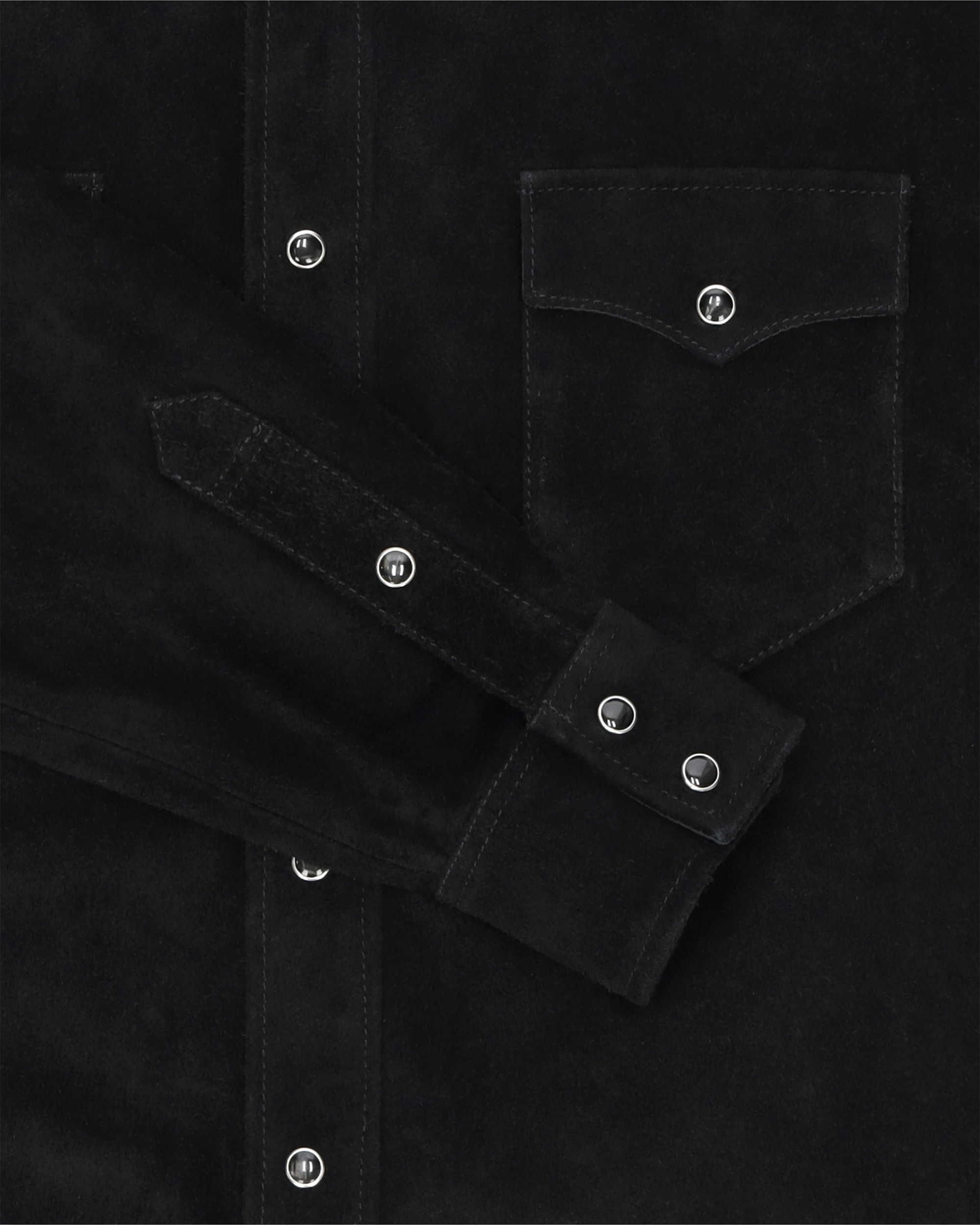 Linda Overshirt In Pelle Scamosciata