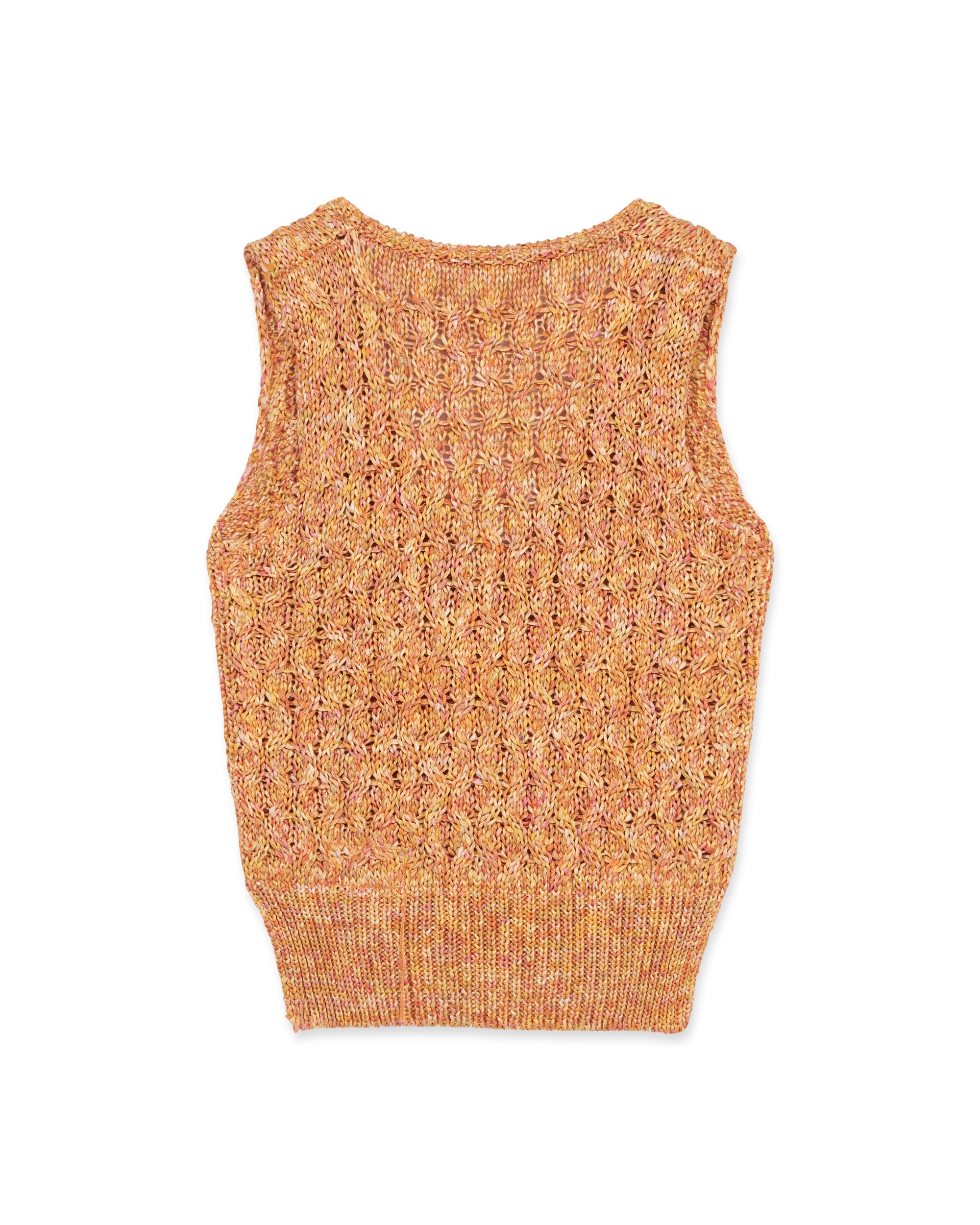 Lizzy Gilet in Maglia di Cotone Melange