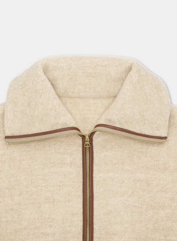 Lolie Teddy Jacket In Cashmere and Silk