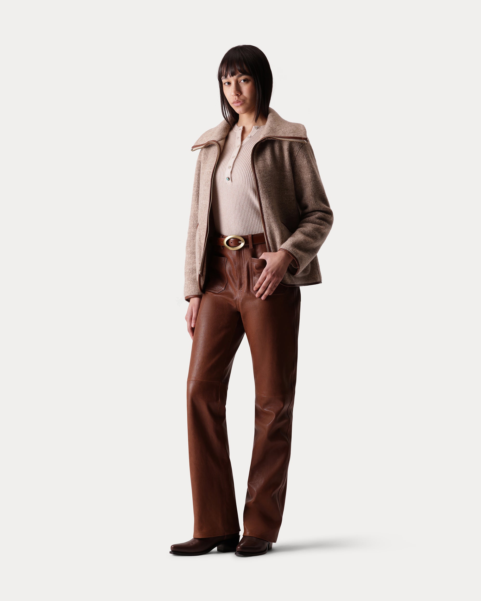 Lolie Giacca Teddy In Cashmere E Seta