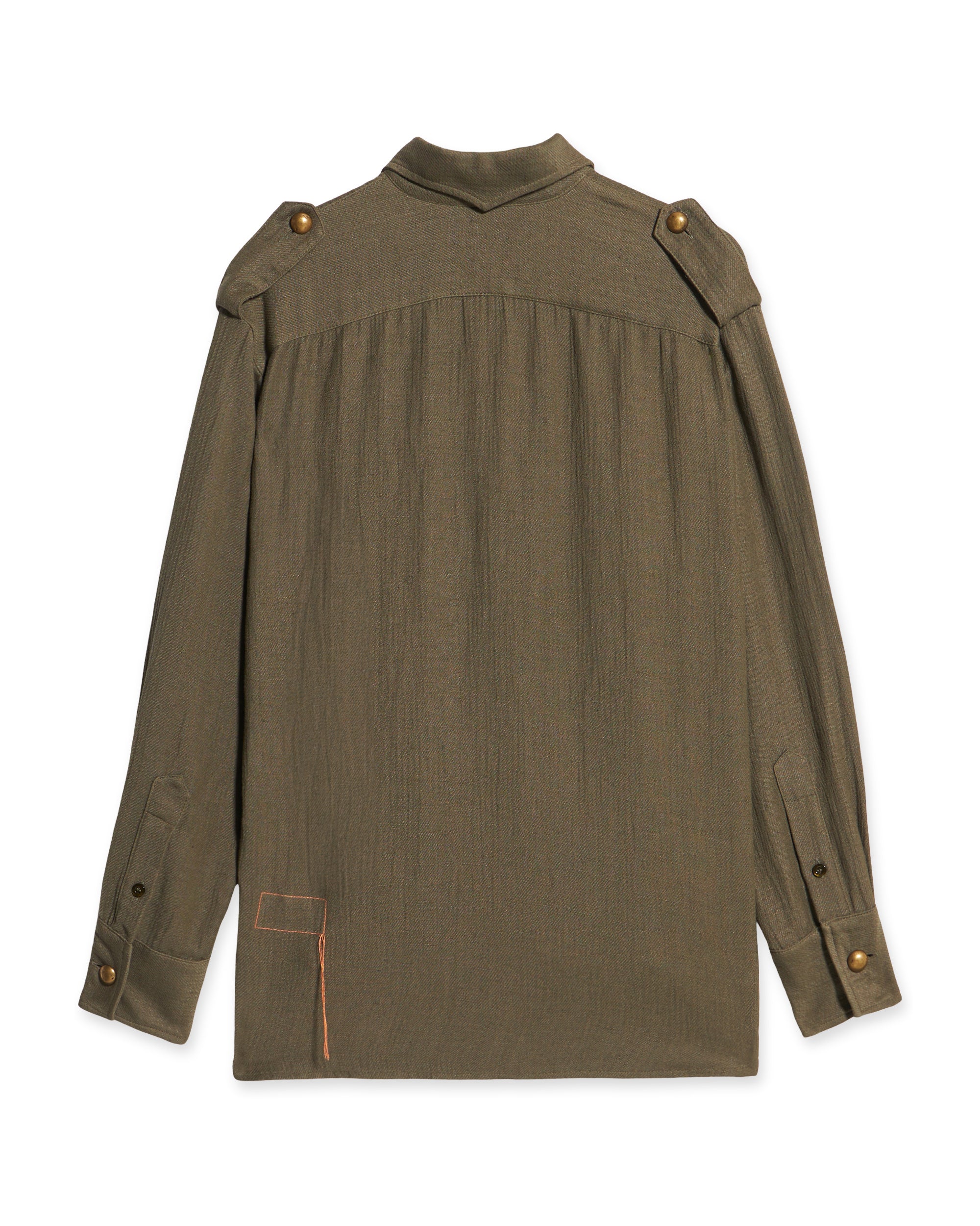 Luke Camicia Sahariana In Lino E Viscosa