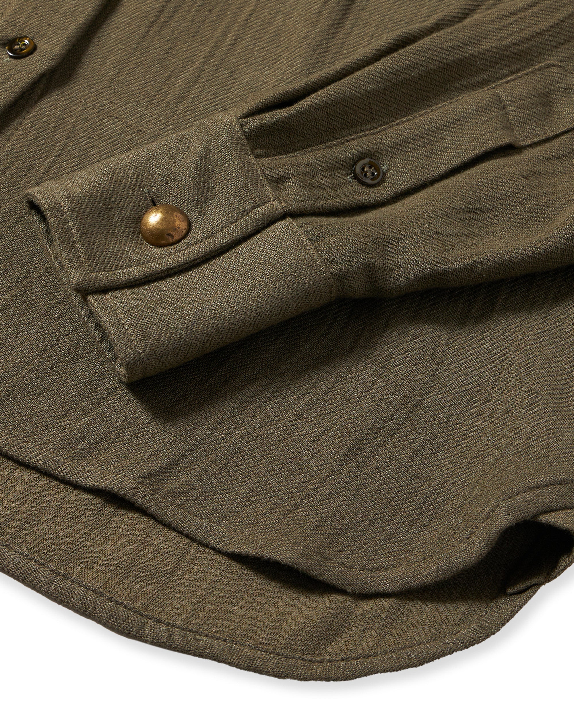 Luke Camicia Sahariana In Lino E Viscosa