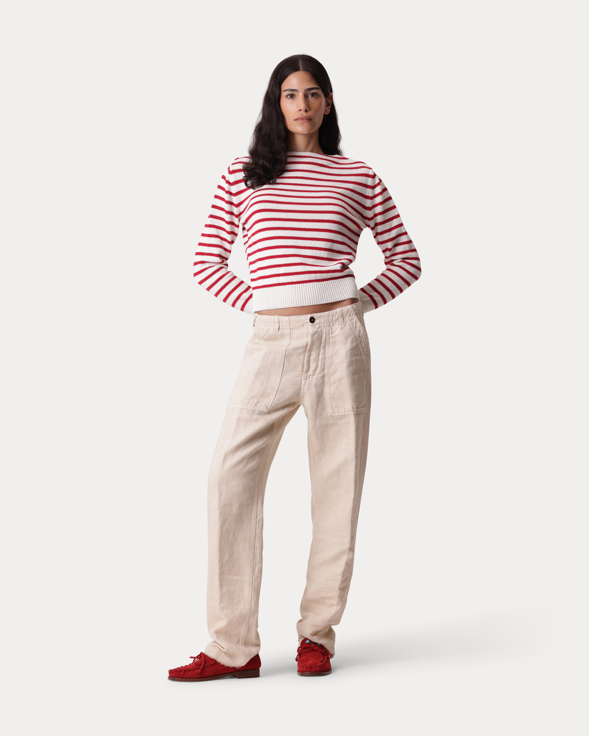 Newfatiguetv Trousers Fatigue Linen